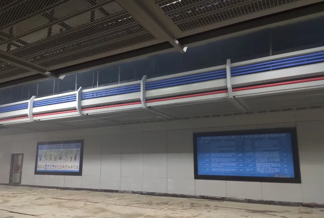 实探武汉地铁16号线，车站内部情况爆光
