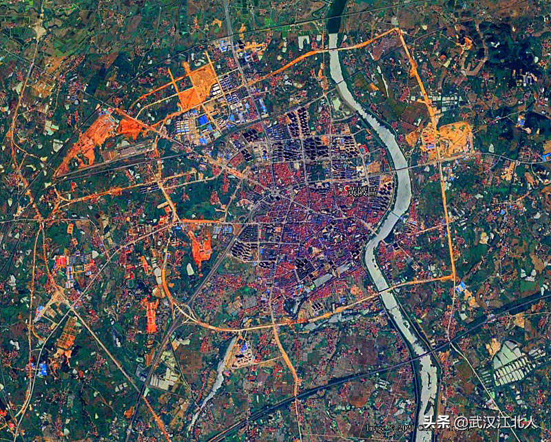 黄陂中环线建设到哪一步了？最新的卫星地图可以告诉您答案