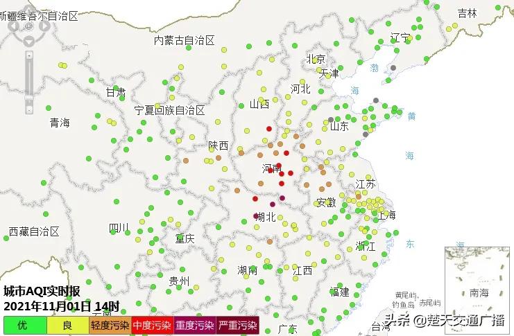 受不利气象条件影响，明日武汉市空气质量转差